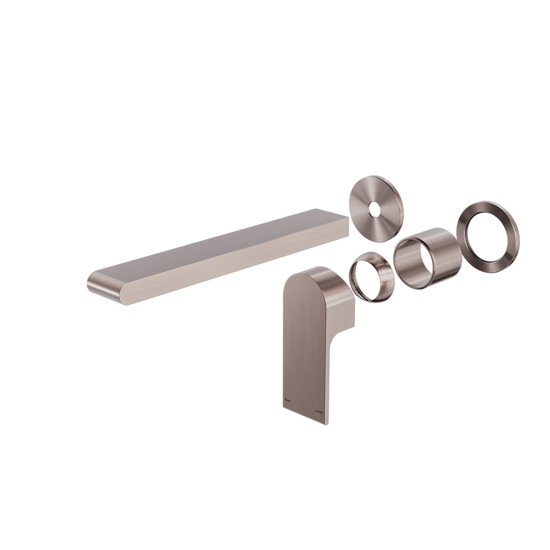 Bianca Wall Basin/Bath Mixer Separate Back Plate 230mm Trim Kits Only Brushed Bronze