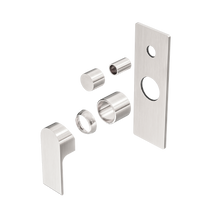 Bianca Shower Mixer With Diverter Trim Kits Only Brushed Nickel