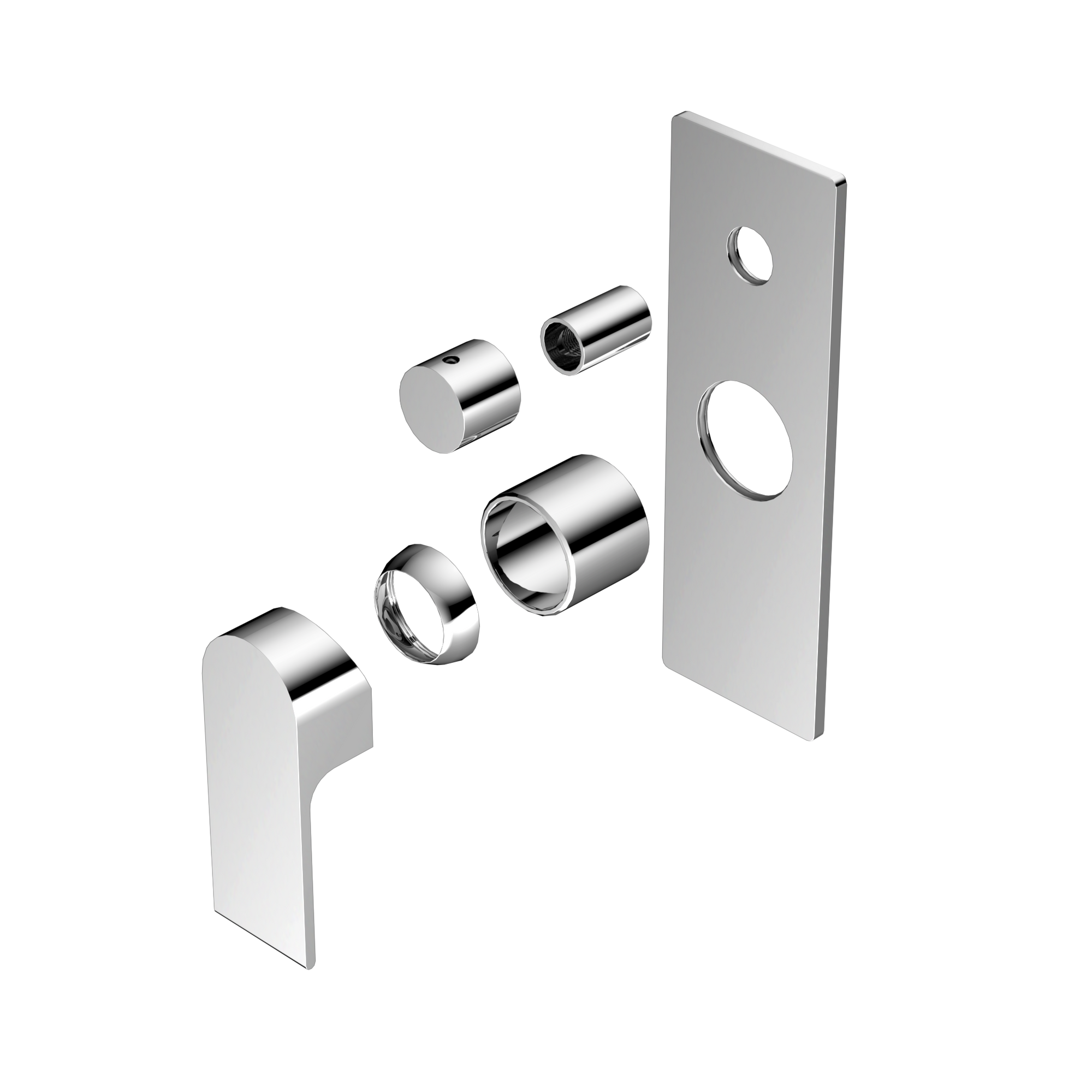 Bianca Shower Mixer With Diverter Trim Kits Only Chrome
