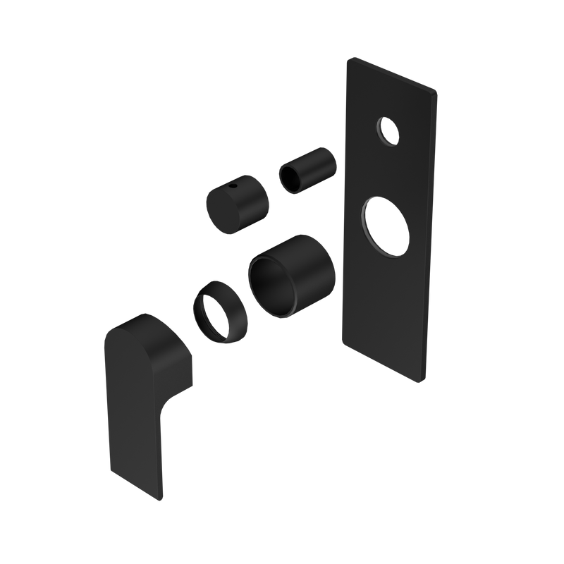 Bianca Shower Mixer With Diverter Trim Kits Only Matte Black