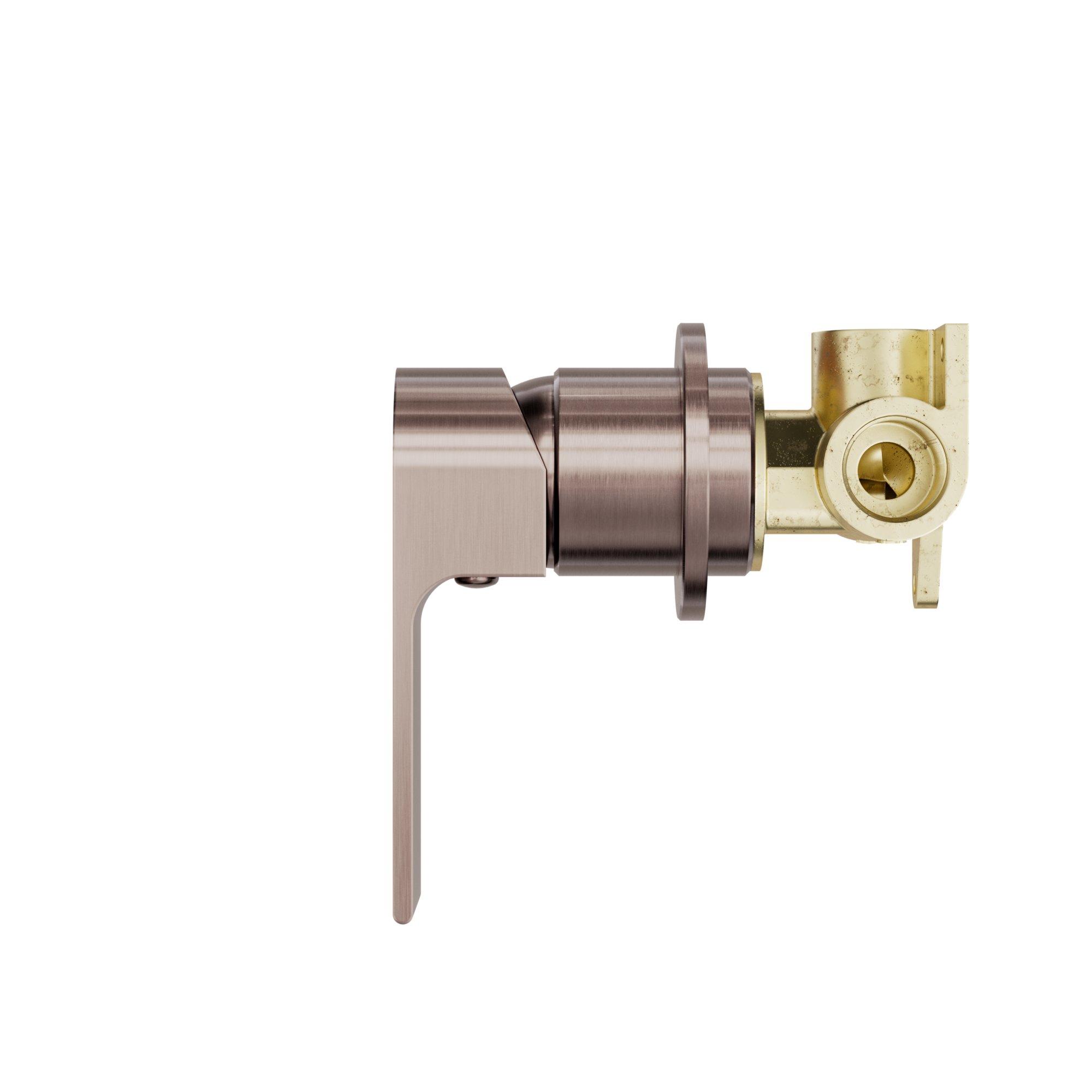 Bianca Shower Mixer 60mm Plate Brushed Bronze