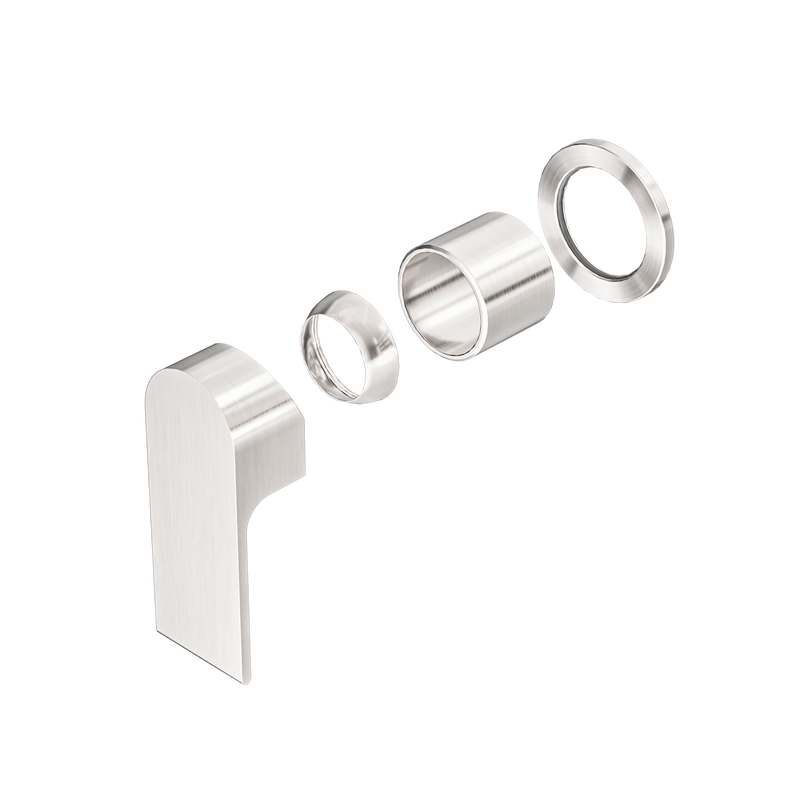 Bianca Shower Mixer 60mm Plate Trim Kits Only Brushed Nickel