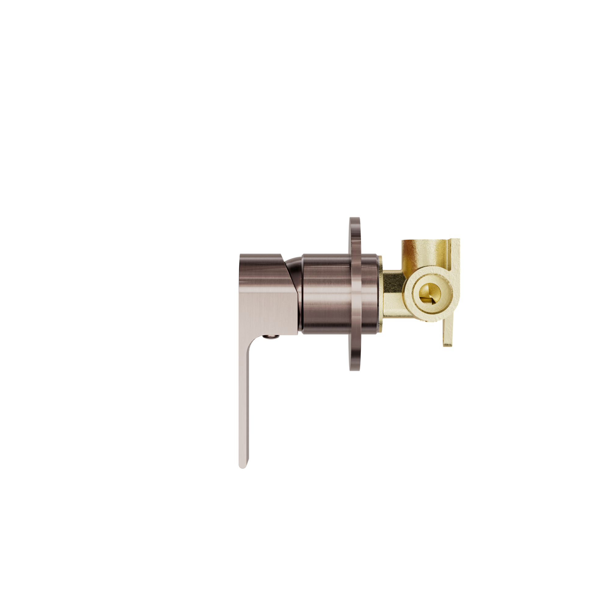 Bianca Shower Mixer 80mm Plate Brushed Bronze