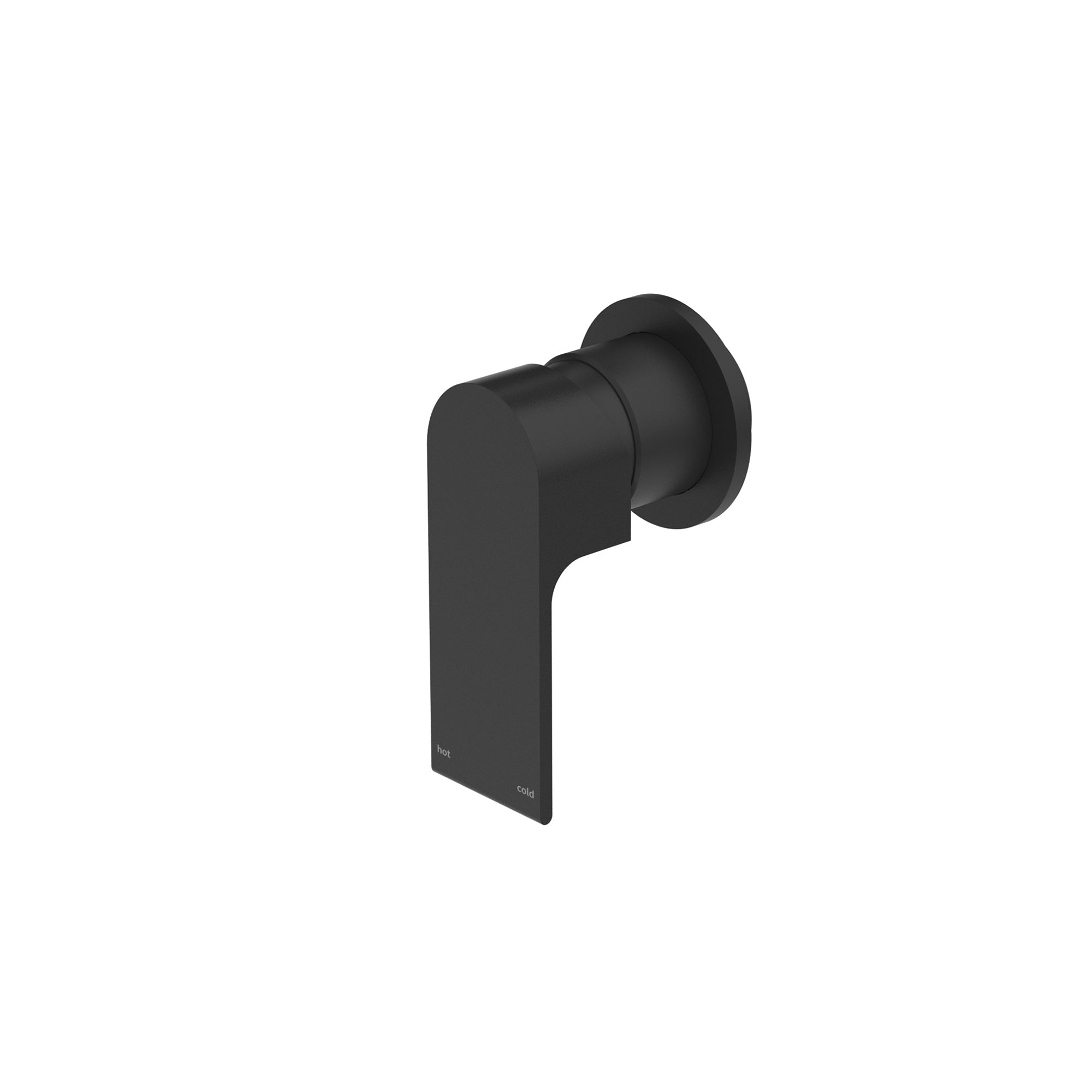 Bianca Shower Mixer 80mm Plate Matte Black