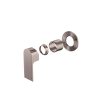 Bianca Shower Mixer 80mm Plate Trim Kits Only Brushed Bronze