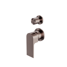 Bianca Shower Mixer With Diverter Separate Back Plate Brushed Bronze