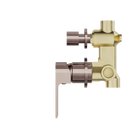 Bianca Shower Mixer With Diverter Separate Back Plate Brushed Bronze
