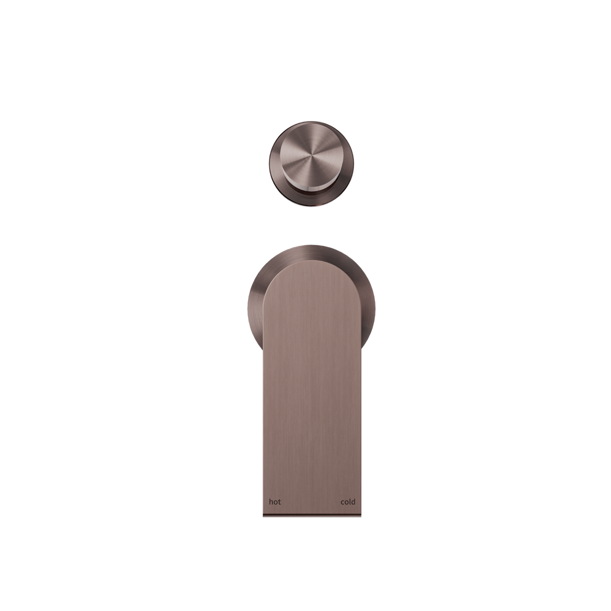 Bianca Shower Mixer With Diverter Separate Back Plate Brushed Bronze