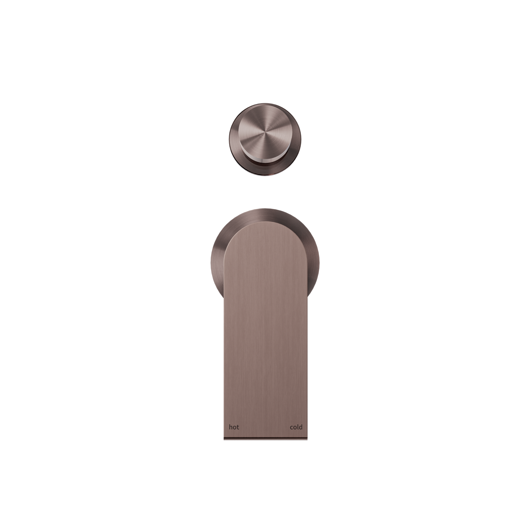Bianca Shower Mixer With Diverter Separate Back Plate Brushed Bronze