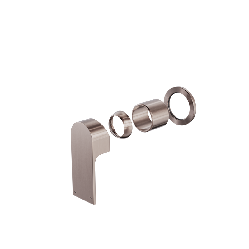 Bianca Shower Mixer 60mm Plate Trim Kits Only Brushed Bronze