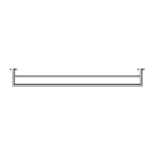 Dolce Double Towel Rail 900mm Chrome