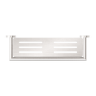 Dolce Metal Shower Shelf Brushed Nickel