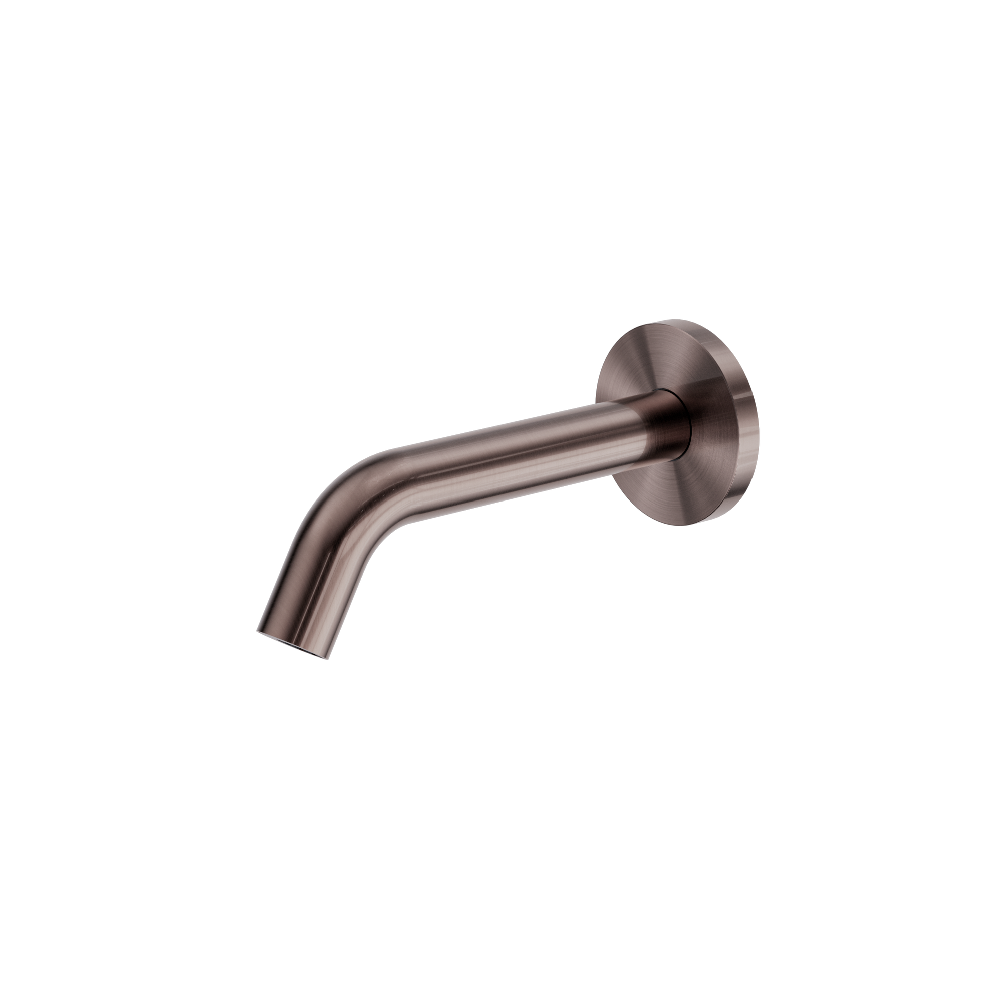 Mecca Wall-Mounted Sensor Tap with 80mm Wall Plate Brushed Bronze