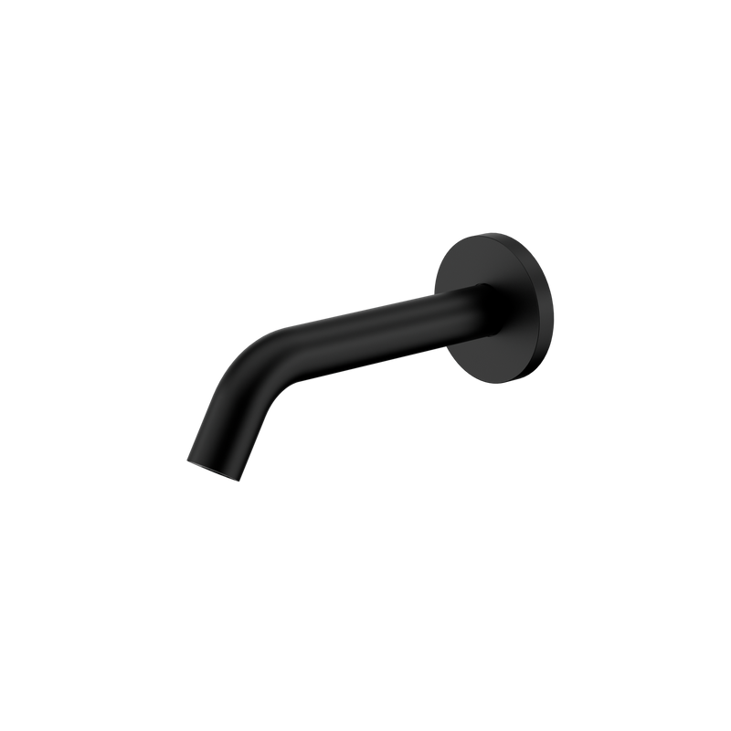 Mecca Wall-Mounted Sensor Tap with 80mm Wall Plate Matte Black