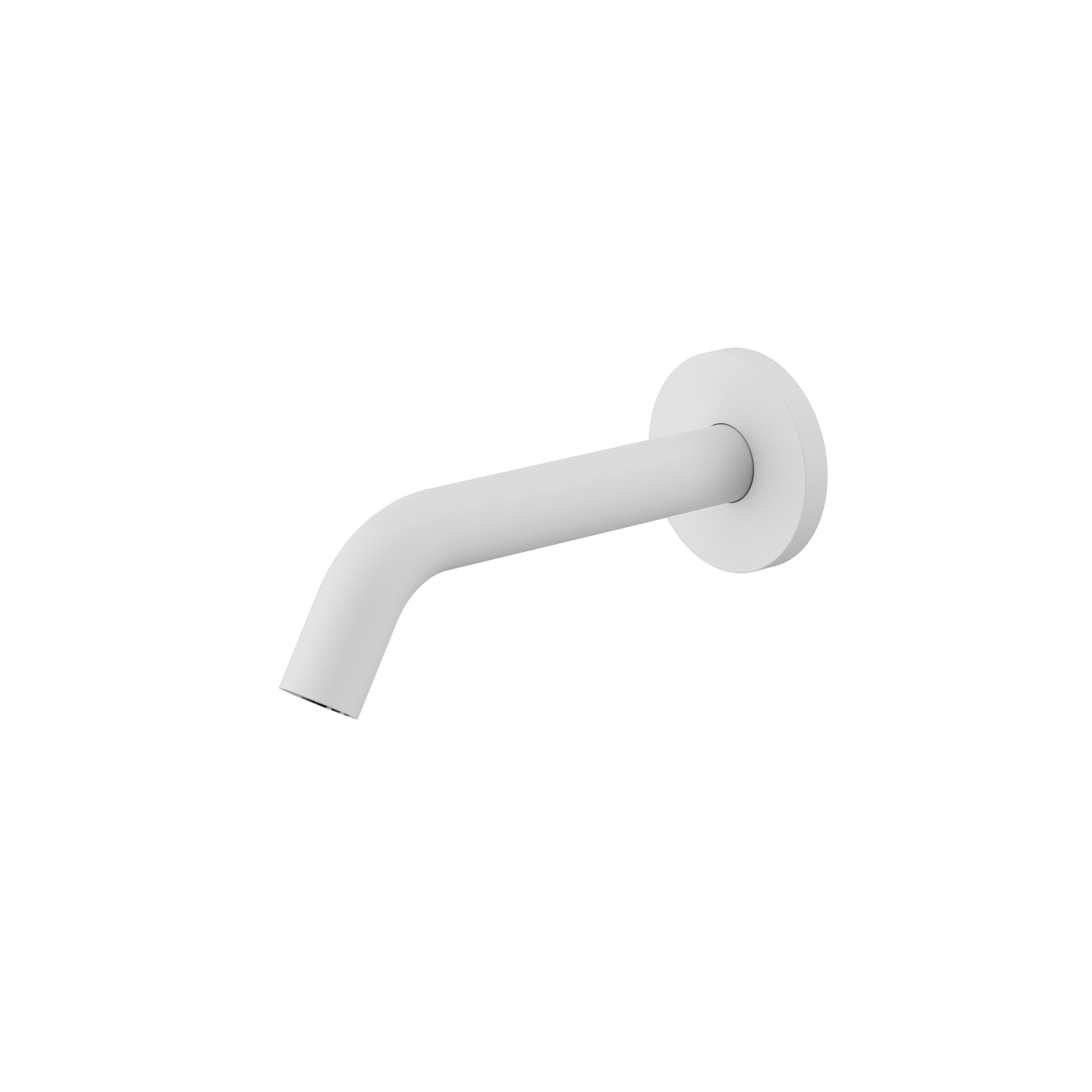 Mecca Wall-Mounted Sensor Tap with 80mm Wall Plate Matte White