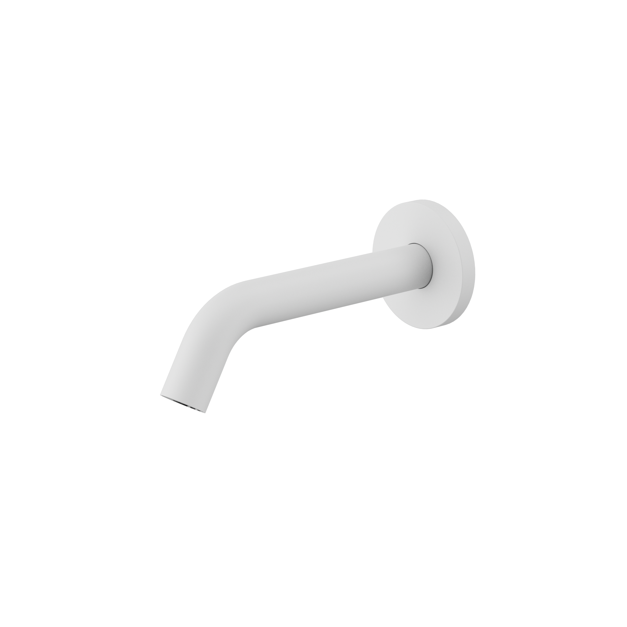 Mecca Wall-Mounted Sensor Tap with 80mm Wall Plate Matte White