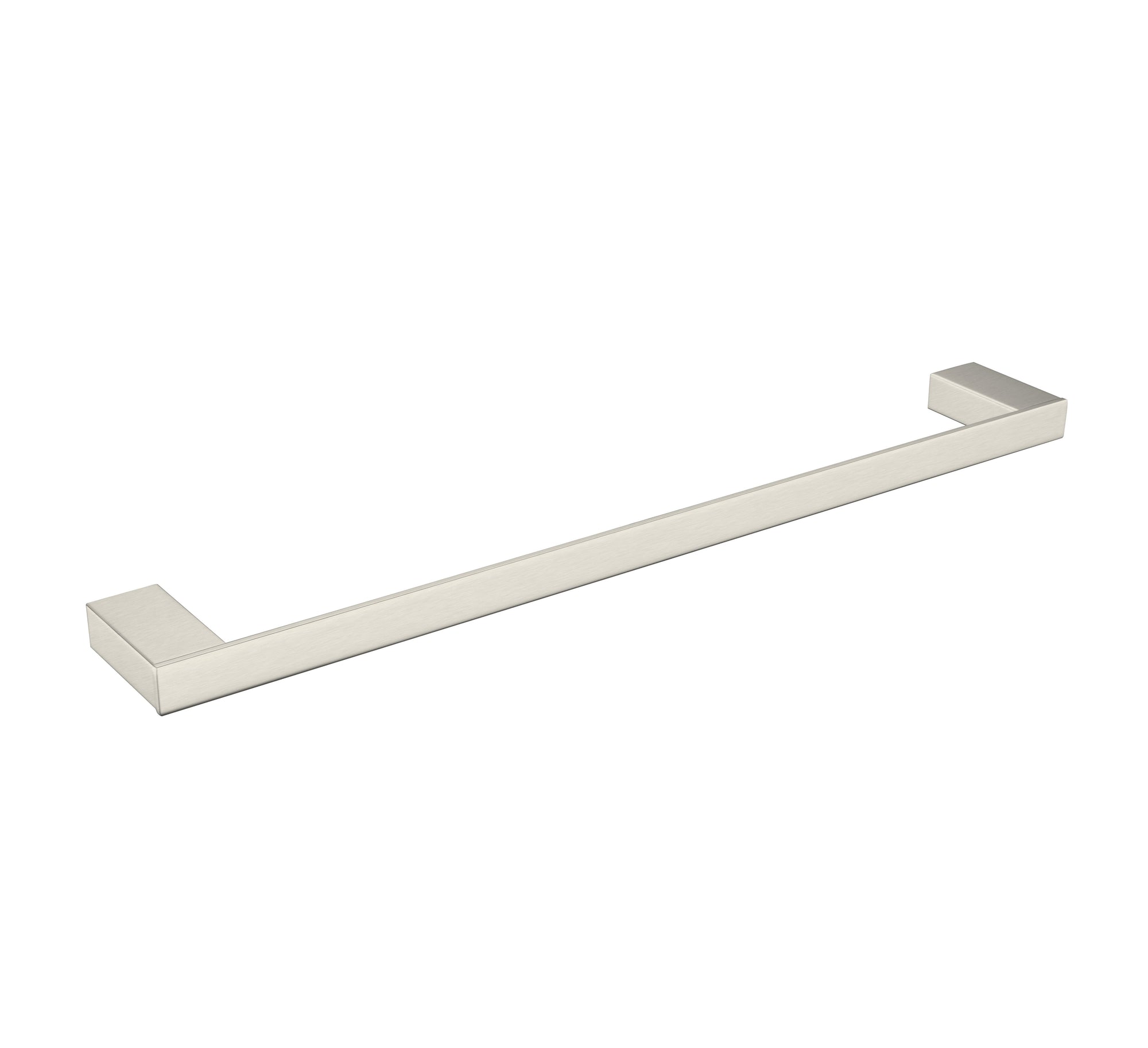 Celia Single Towel Rail 600mm Brushed Nickel