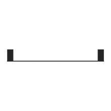 Celia Single Towel Rail 600mm Matte Black