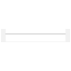 Celia Double Towel Rail 600mm Chrome