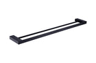 Celia Double Towel Rail 600mm Matte Black