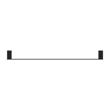 Celia Single Towel Rail 800mm Matte Black