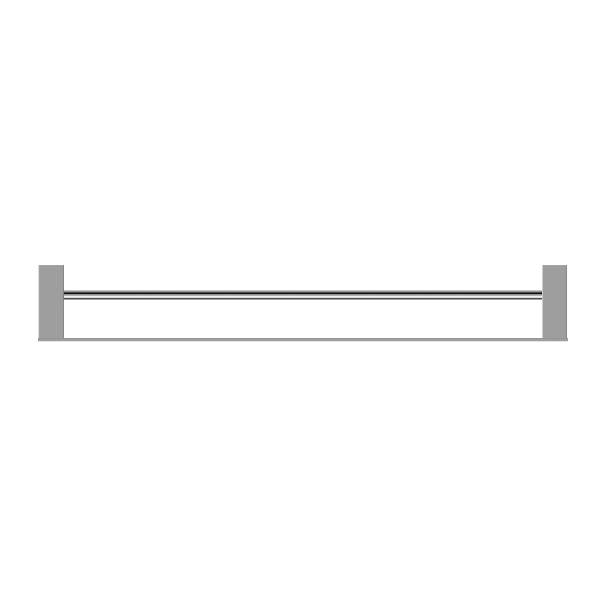 Celia Double Towel Rail 800mm Chrome