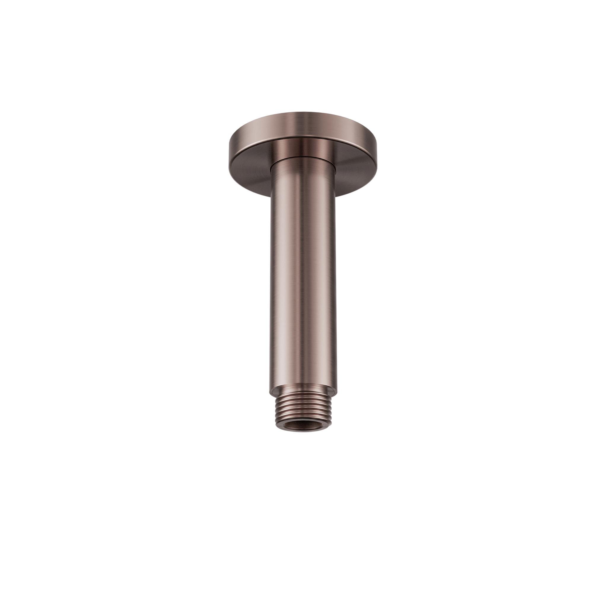 Round Ceiling Arm 100mm Length Brushed Bronze