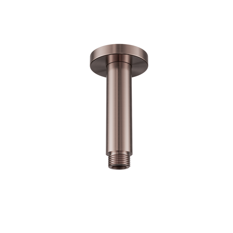 Round Ceiling Arm 100mm Length Brushed Bronze