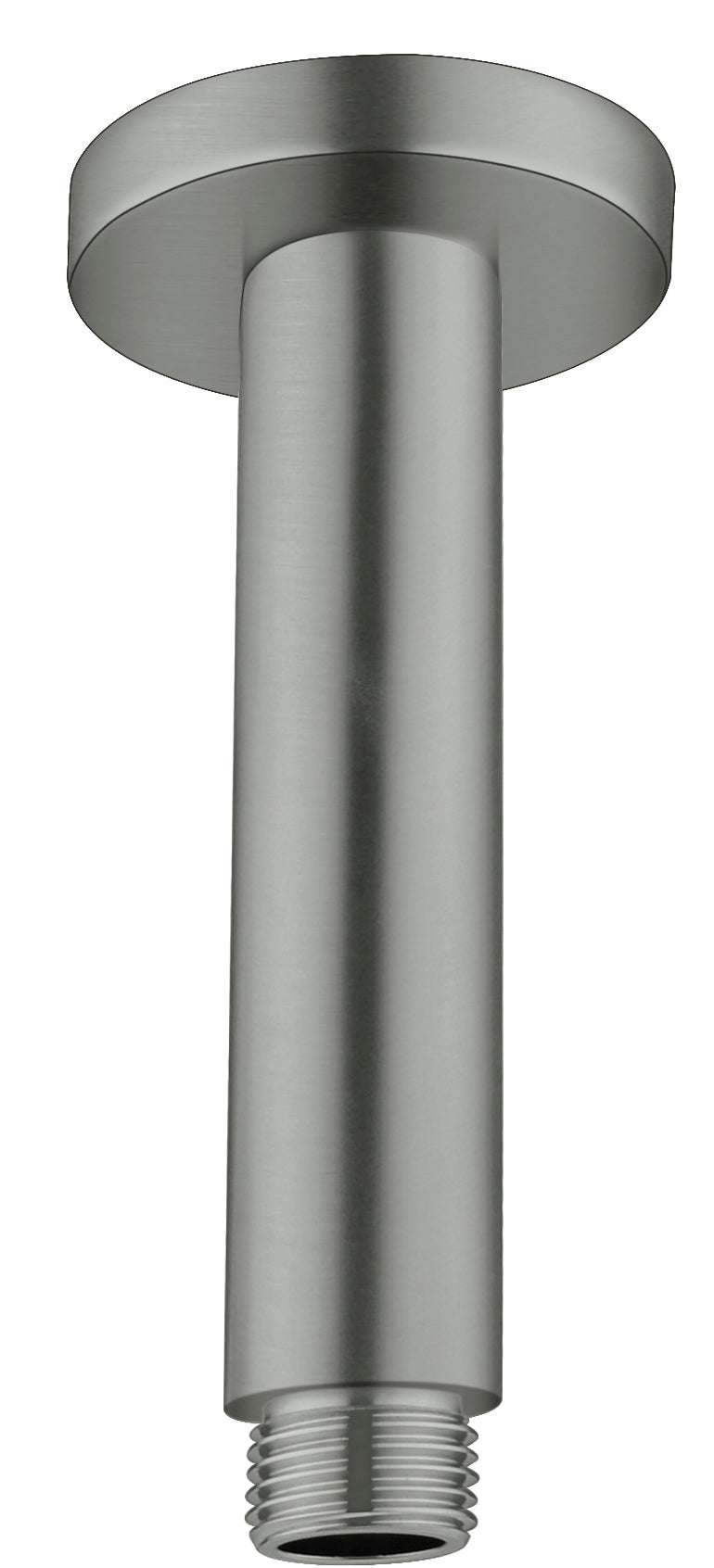 Round Ceiling Arm 100mm Length Gun Metal