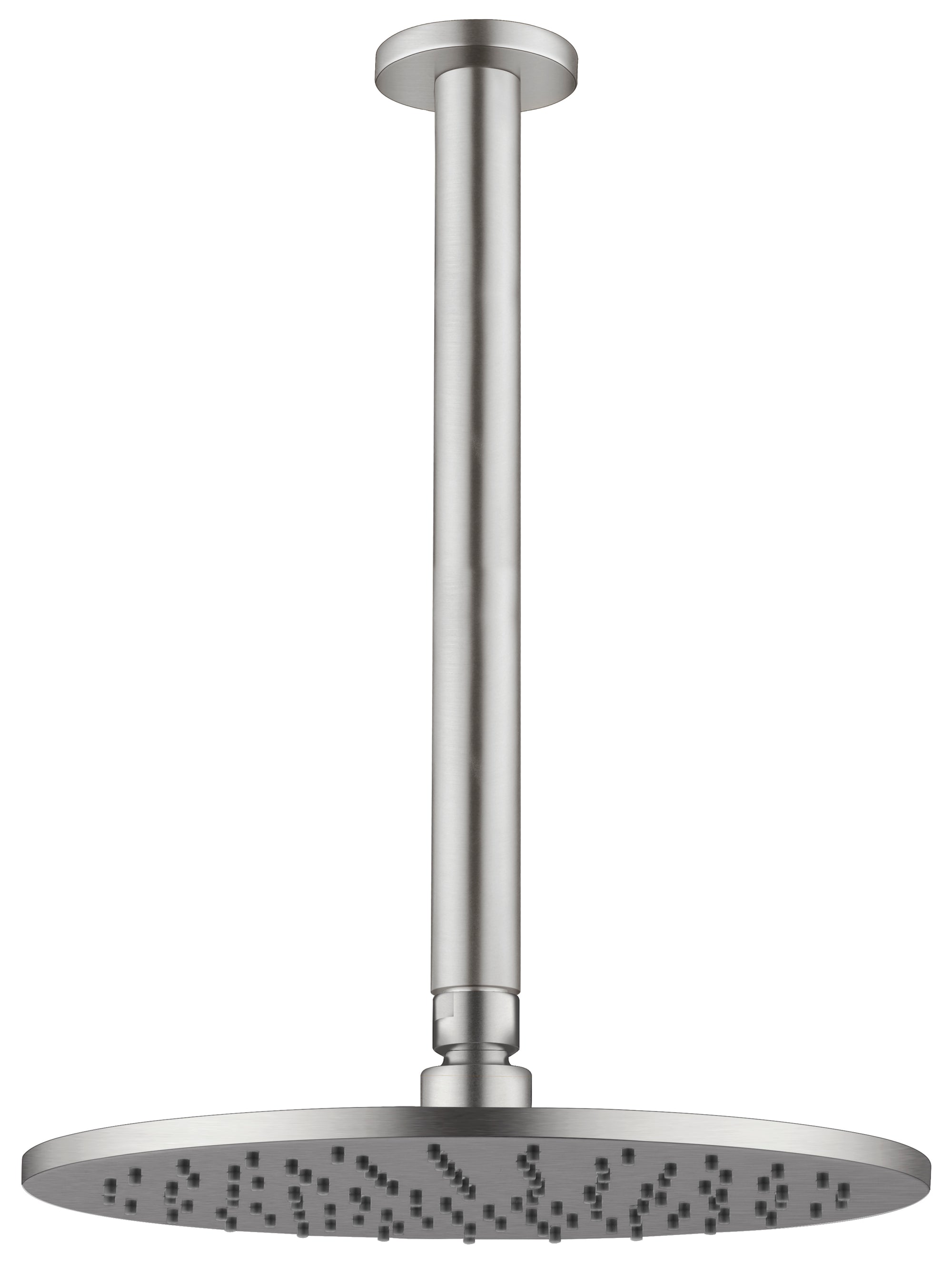 250mm Round Shower Head Brushed Nickel