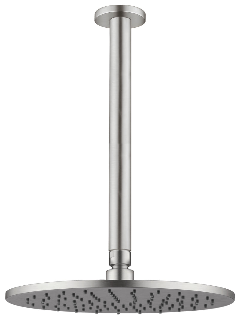 250mm Round Shower Head Brushed Nickel