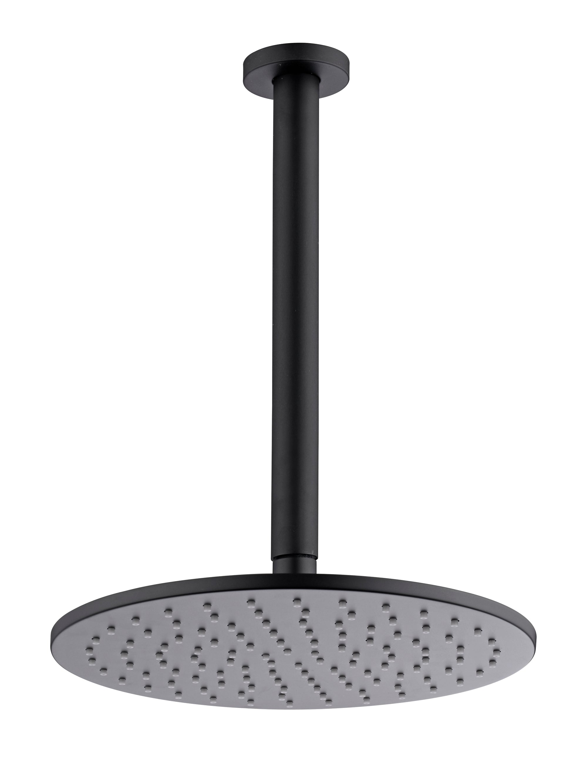300mm Round Shower Head Matte Black
