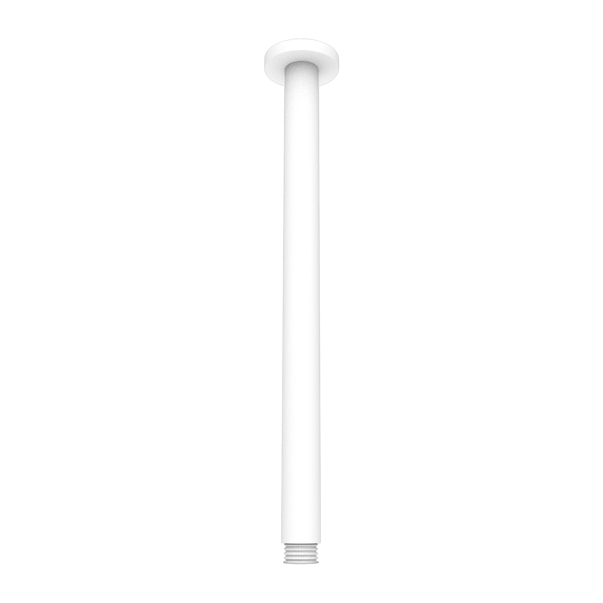 Round Ceiling Arm 300mm Length Matte White