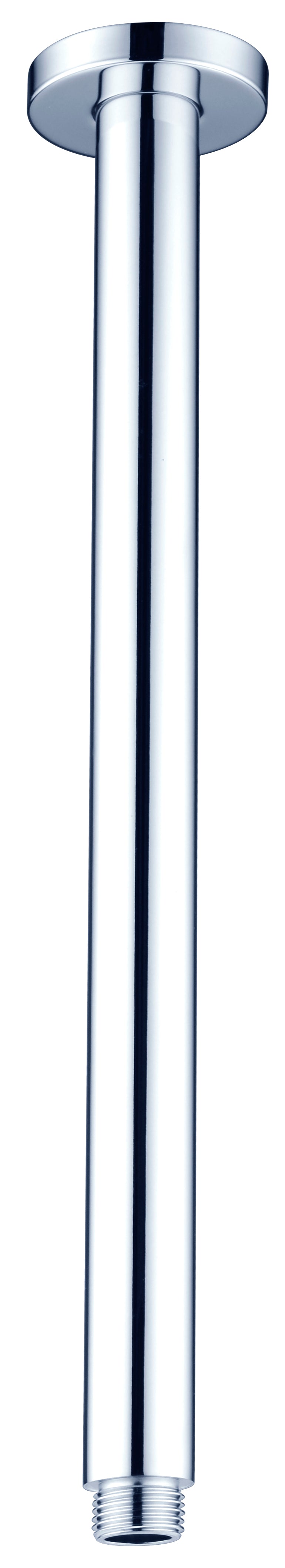 Round Ceiling Arm 600mm Length Chrome
