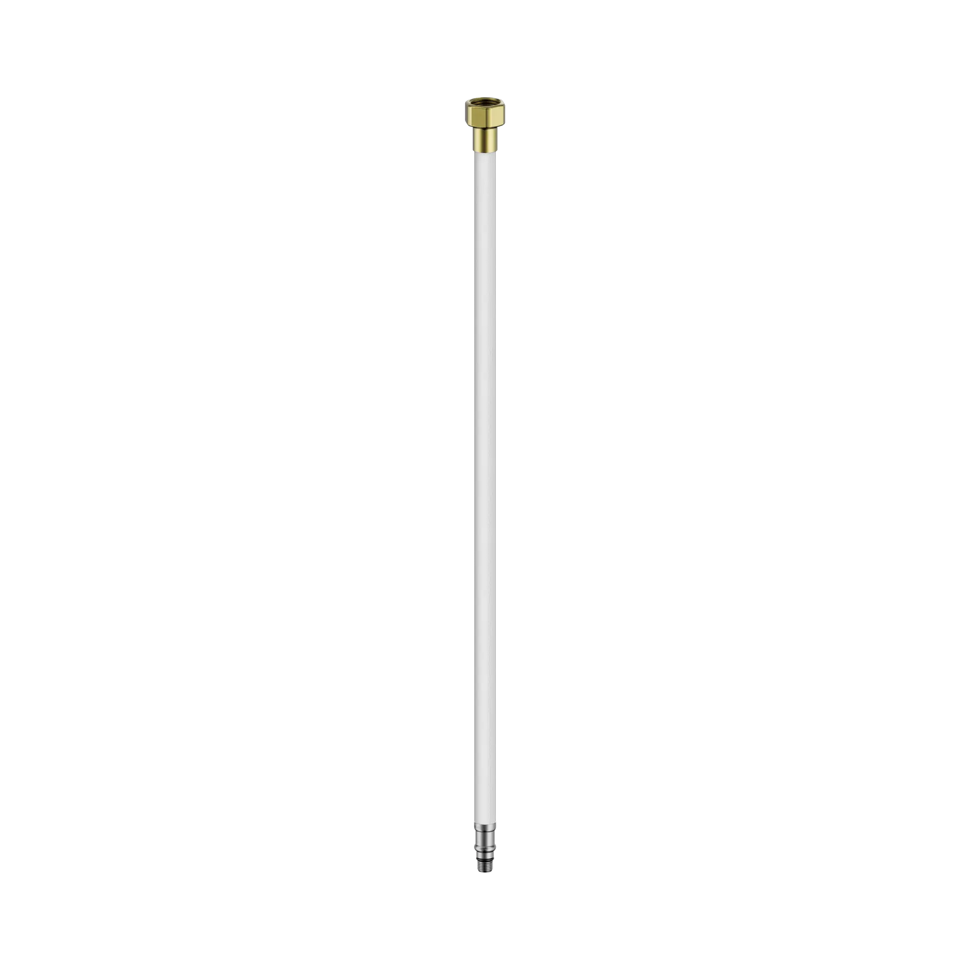 Premium Flexible Mixer Tap Hose Pair Brushed Gold