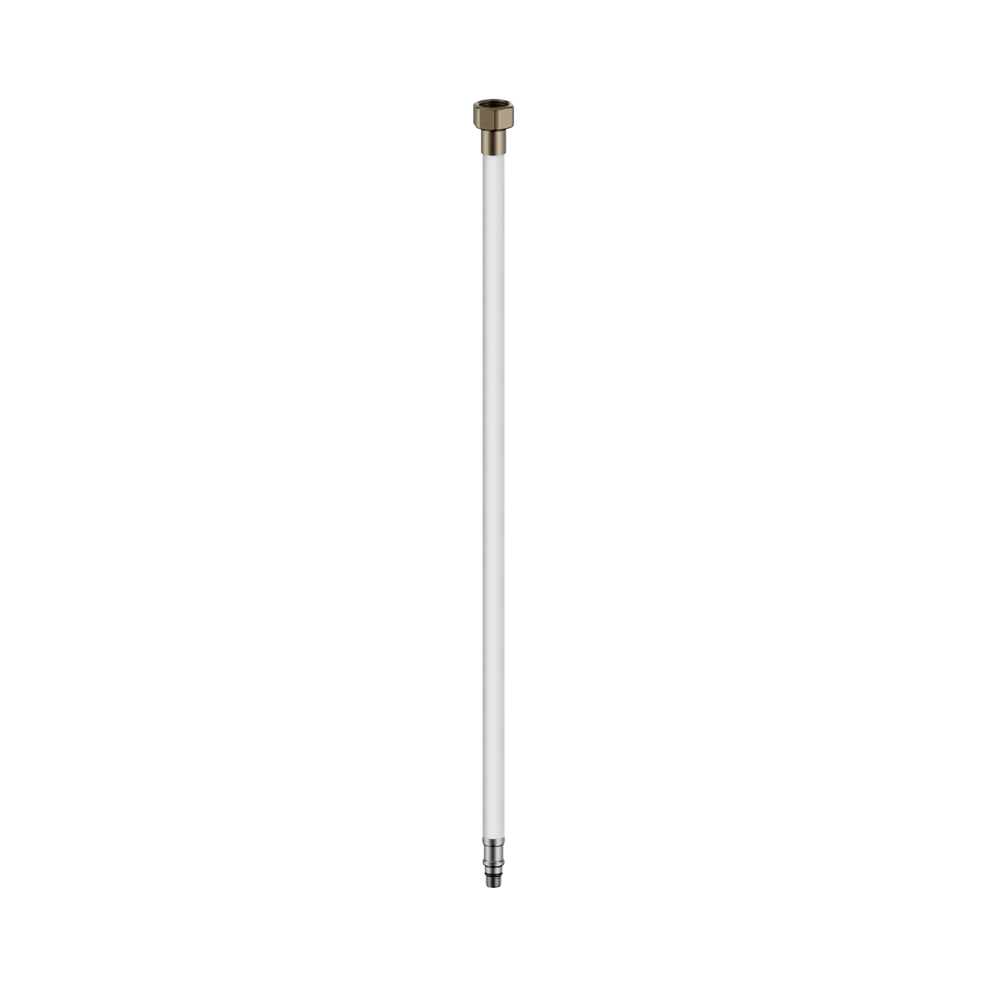 Premium Flexible Mixer Tap Hose Pair Brushed Bronze
