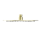 250mm Round Stainless Steel Shower Head 4 Star Rating Brushed Gold