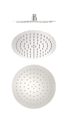 250mm Round Stainless Steel Shower Head 4 Star Rating Brushed Nickel