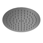 250mm Round Stainless Steel Shower Head 4 Star Rating Gun Metal