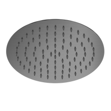 250mm Round Stainless Steel Shower Head 4 Star Rating Gun Metal