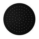 250mm Round Stainless Steel Shower Head 4 Star Rating Matte Black