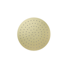 250mm Round Metal Shower Head II Brushed Gold
