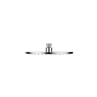 250mm Round Metal Shower Head II Chrome