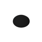 250mm Round Metal Shower Head II Matte Black