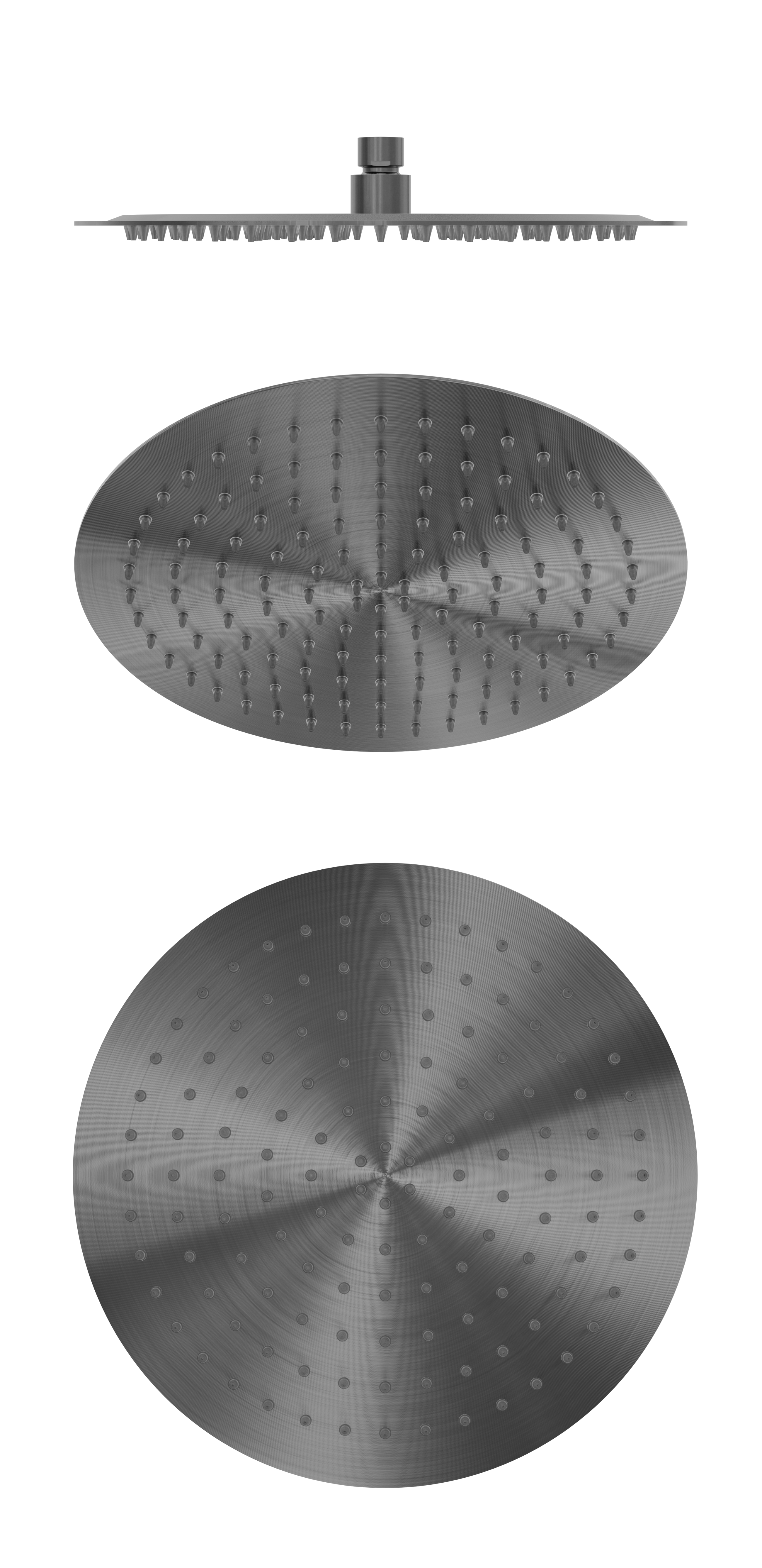 Zen SS316L 300mm Round Shower Head Graphite