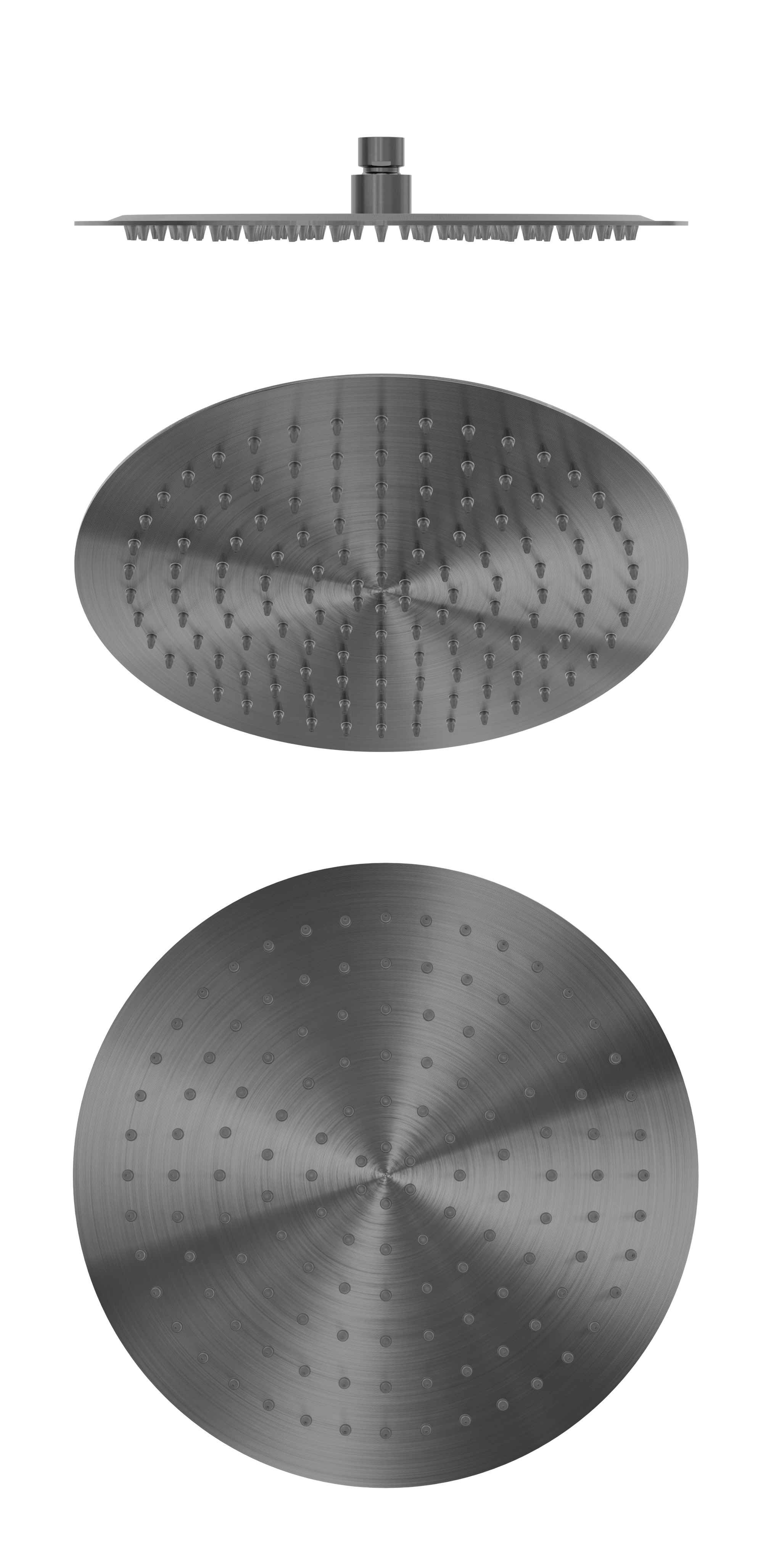 Zen SS316L 300mm Round Shower Head Graphite