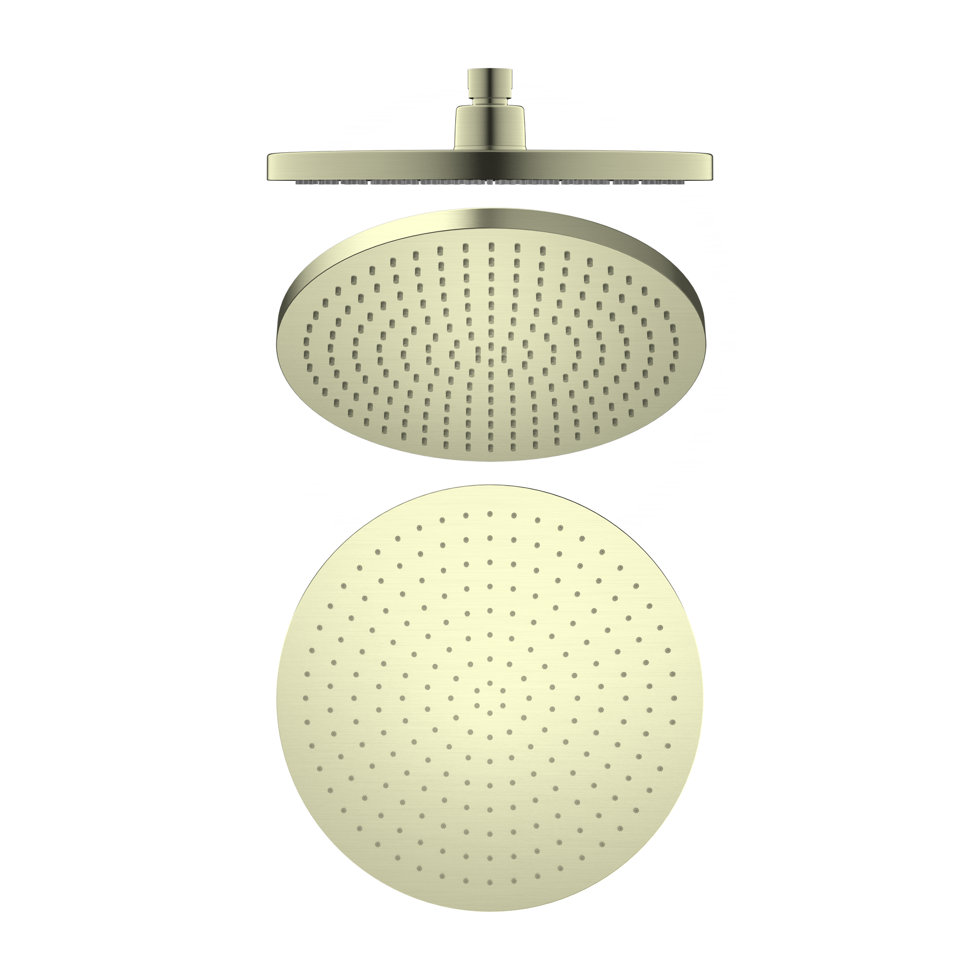 230mm Air Shower Head Brushed Gold