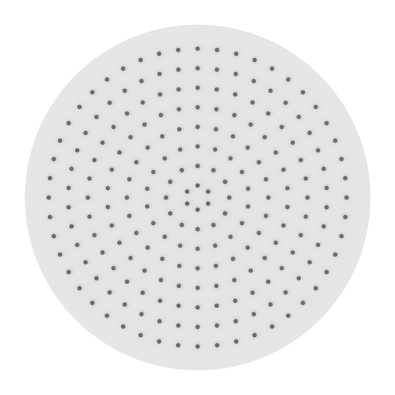 230mm Air Shower Head Matte White