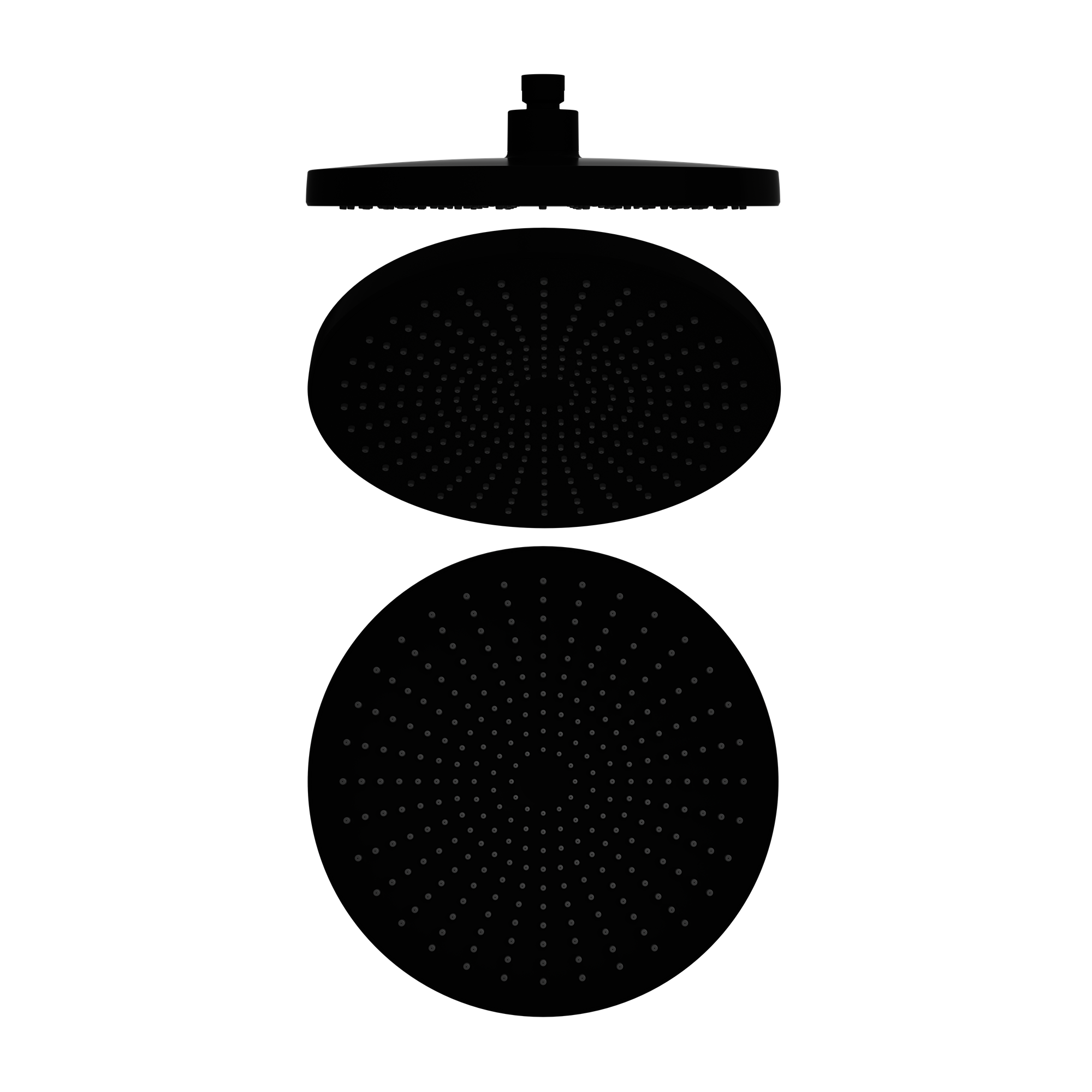 Opal 250mm Shower Head Matte Black