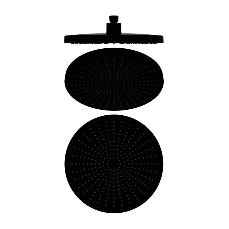 Opal 250mm Shower Head Matte Black
